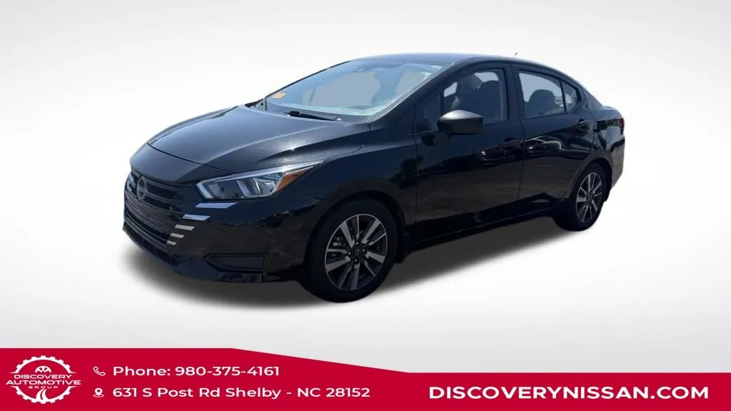 Black 2025 Nissan Versa 1.6 SV for sale in Shelby, NC