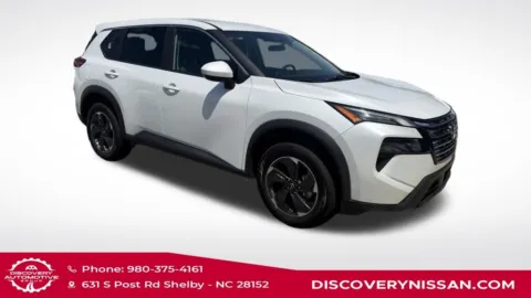 White 2025 Nissan Rogue SV for sale in Shelby, NC