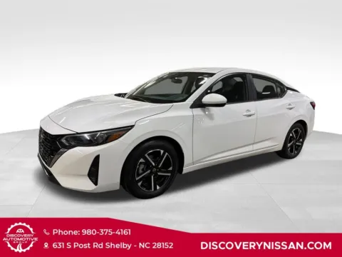 White 2024 Nissan Sentra SV for sale in Shelby, NC