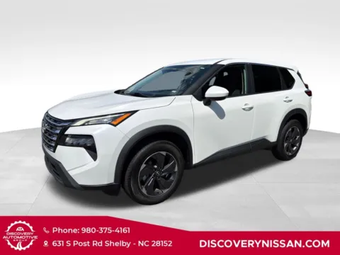 White 2024 Nissan Rogue SV for sale in Shelby, NC