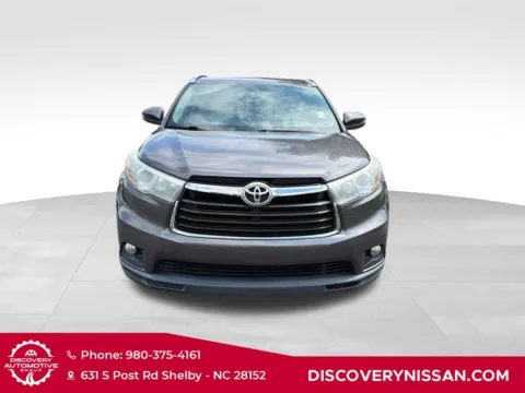 Photos of 2015 Toyota Highlander XLE V6 for sale in Shelby, NC at Discovery Nissan