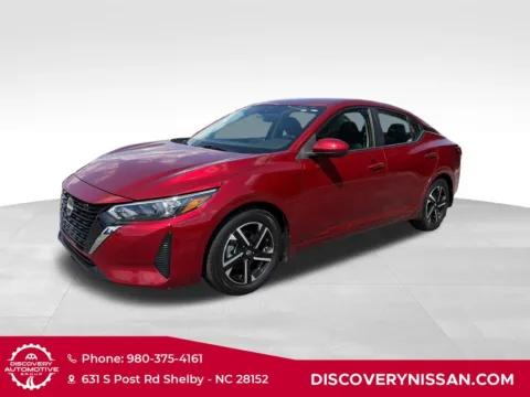 Red 2024 Nissan Sentra SV for sale in Shelby, NC