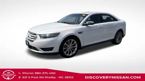 White 2015 Ford Taurus Limited for sale in Shelby, NC