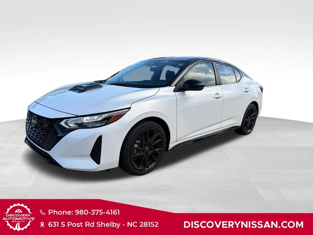 White 2025 Nissan Sentra SR for sale in Shelby, NC