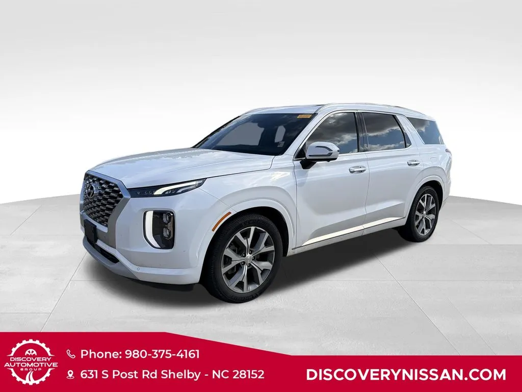 White 2021 Hyundai Palisade Limited for sale in Shelby, NC