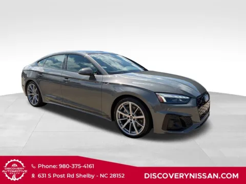 Photos of 2025 Audi A5 Sportback 45 S line Premium quattro ONE OWNER Conv Plus for sale in Shelby, NC at Discovery Nissan