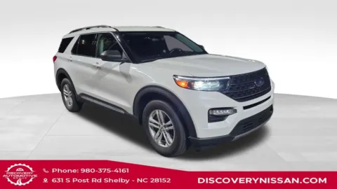 White 2022 Ford Explorer XLT for sale in Shelby, NC