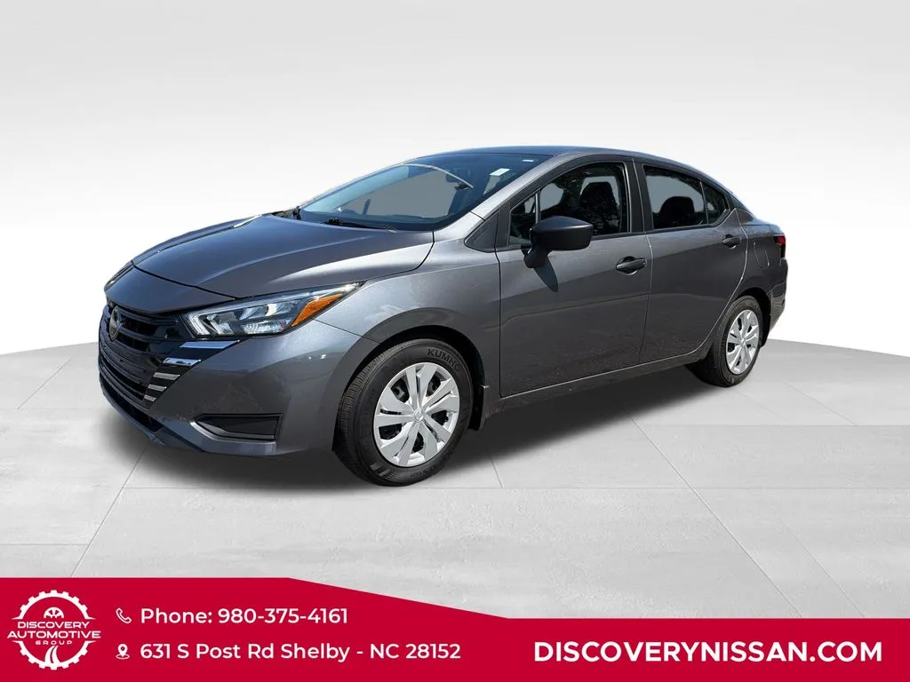 Gray 2025 Nissan Versa 1.6 S for sale in Shelby, NC
