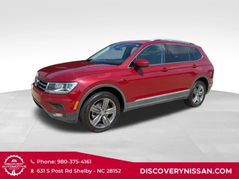 Red 2020 Volkswagen Tiguan 2.0T SEL Moonroof/Heated Leather for sale in Shelby, NC