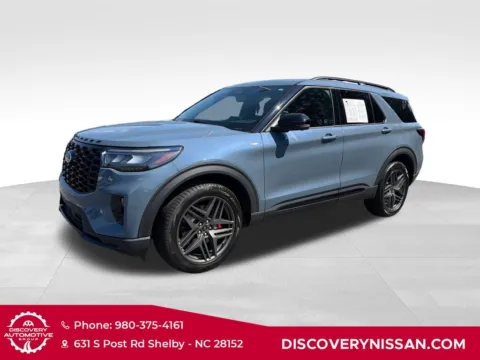 Blue 2025 Ford Explorer ST-Line for sale in Shelby, NC