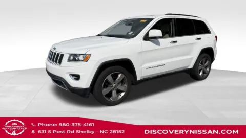 White 2014 Jeep Grand Cherokee Limited for sale in Shelby, NC