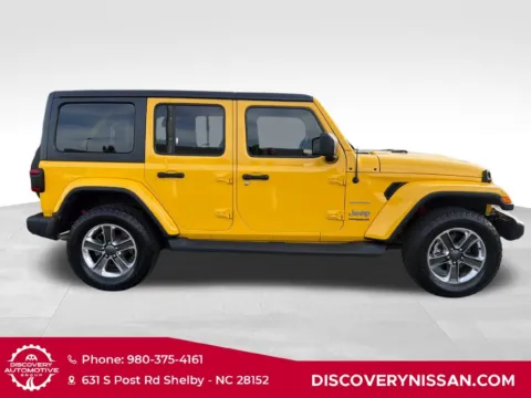 More photos of 2018 Jeep Wrangler Unlimited Sahara at Discovery Nissan, NC