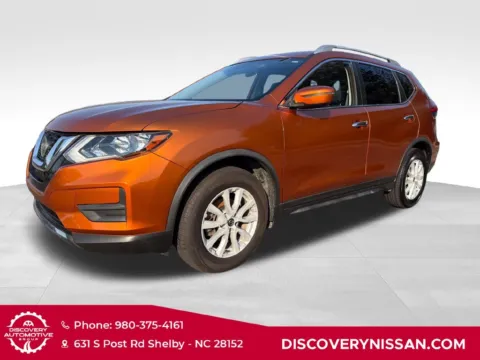 Orange 2019 Nissan Rogue SV for sale in Shelby, NC