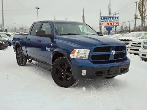 Blue 2015 Ram 1500 Crew Cab Outdoorsman Pickup 4D 6 1/3 ft for sale in Anchorage, AK