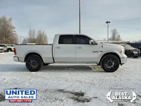 Another view of 2015 Ram 1500 Crew Cab Laramie Pickup 4D 6 1/3 ft for sale in Anchorage, AK at United Auto Sales