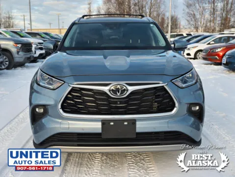 Photos of 2023 Toyota Highlander Platinum Sport Utility 4D for sale in Anchorage, AK at United Auto Sales