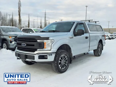 Another view of 2018 Ford F-150 Regular Cab XL Pickup 2D 8 ft for sale in Anchorage, AK at United Auto Sales