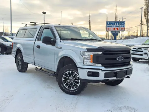 Silver 2018 Ford F-150 Regular Cab XL Pickup 2D 8 ft for sale in Anchorage, AK