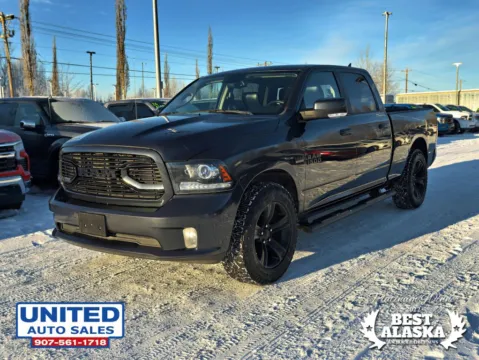Photos of 2018 Ram 1500 Crew Cab Sport Pickup 4D 6 1/3 ft for sale in Anchorage, AK at United Auto Sales