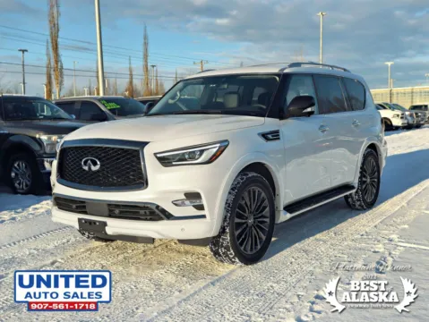 Photos of 2024 INFINITI QX80 PREMIUM SELECT Sport Utility 4D for sale in Anchorage, AK at United Auto Sales