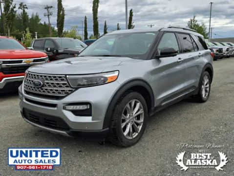 Another view of 2021 Ford Explorer Limited Sport Utility 4D for sale in Anchorage, AK at United Auto Sales