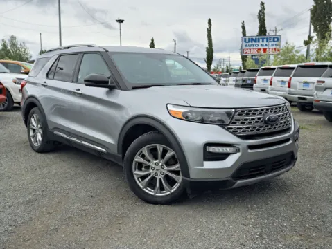 Silver 2021 Ford Explorer Limited Sport Utility 4D for sale in Anchorage, AK