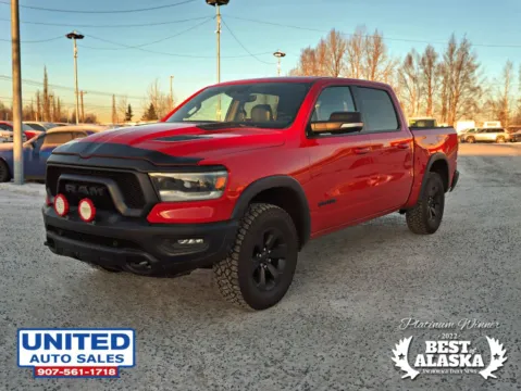 Another view of 2022 Ram 1500 Crew Cab Rebel Pickup 4D 5 1/2 ft for sale in Anchorage, AK at United Auto Sales