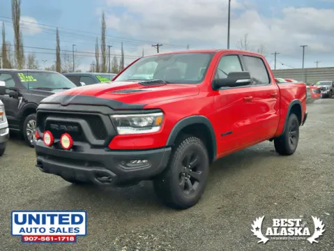 Photos of 2022 Ram 1500 Crew Cab Rebel Pickup 4D 5 1/2 ft for sale in Anchorage, AK at United Auto Sales