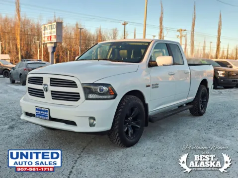 Photos of 2017 Ram 1500 Quad Cab Sport Pickup 4D 6 1/3 ft for sale in Anchorage, AK at United Auto Sales