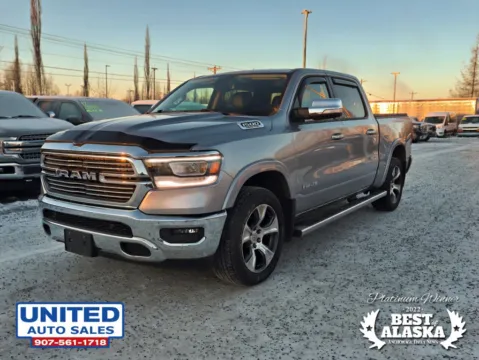 Another view of 2019 Ram 1500 Crew Cab Laramie Pickup 4D 5 1/2 ft for sale in Anchorage, AK at United Auto Sales
