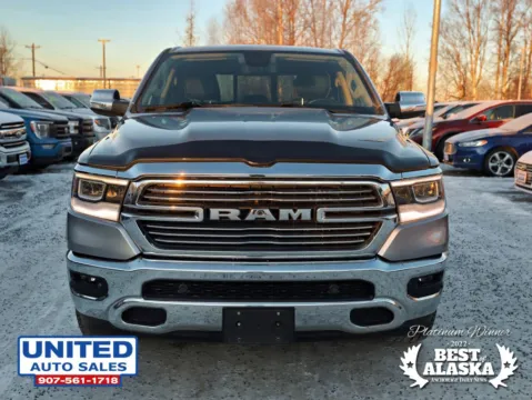 Photos of 2019 Ram 1500 Crew Cab Laramie Pickup 4D 5 1/2 ft for sale in Anchorage, AK at United Auto Sales