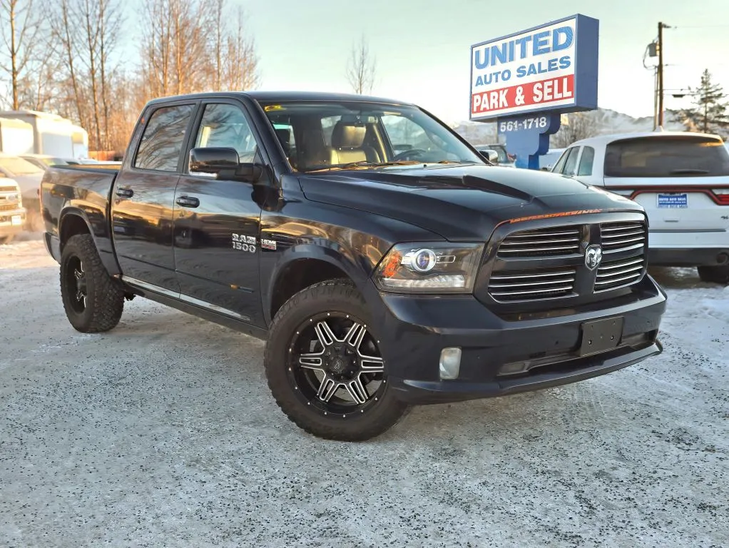 Blue 2017 Ram 1500 Crew Cab Sport Pickup 4D 5 1/2 ft for sale in Anchorage, AK