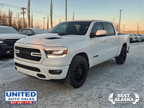 Photos of 2019 Ram 1500 Crew Cab Rebel Pickup 4D 5 1/2 ft for sale in Anchorage, AK at United Auto Sales