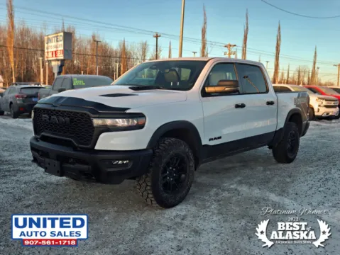 More photos of 2025 Ram 1500 Crew Cab Rebel Pickup 4D 5 1/2 ft at United Auto Sales, AK