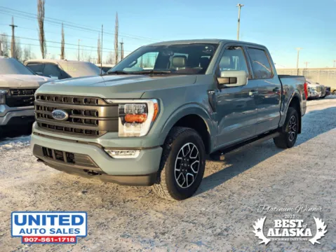 Photos of 2023 Ford F-150 SuperCrew Cab Lariat Pickup 4D 5 1/2 ft for sale in Anchorage, AK at United Auto Sales
