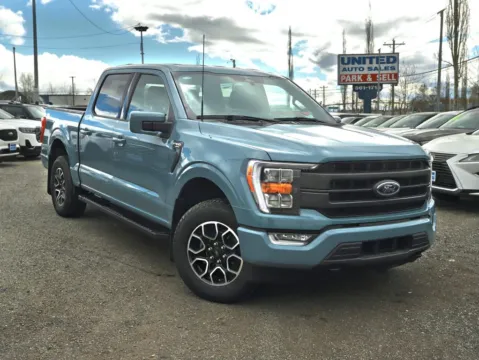 Blue 2023 Ford F-150 SuperCrew Cab Lariat Pickup 4D 5 1/2 ft for sale in Anchorage, AK