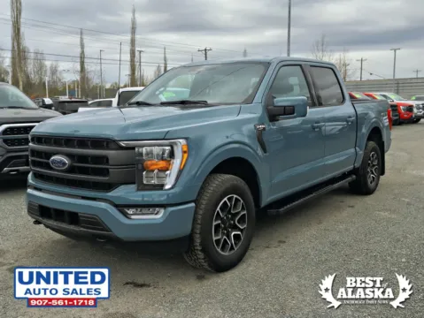 Photos of 2023 Ford F-150 SuperCrew Cab Lariat Pickup 4D 5 1/2 ft for sale in Anchorage, AK at United Auto Sales