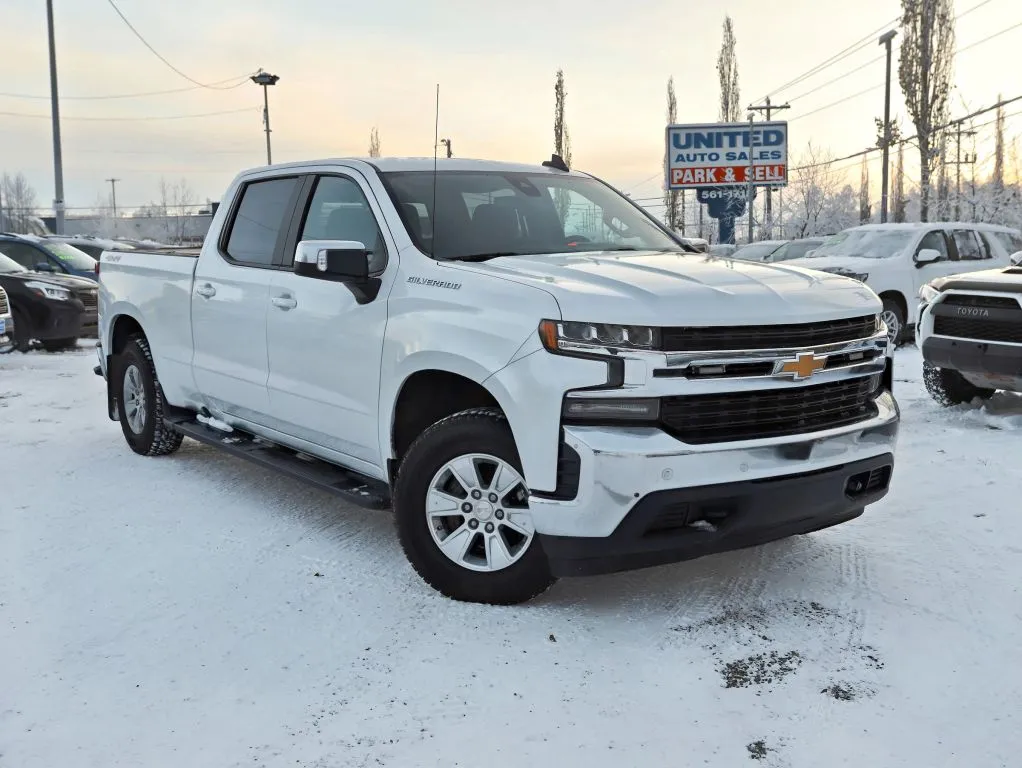 White 2020 Chevrolet Silverado 1500 Crew Cab LT Pickup 4D 6 1/2 ft for sale in Anchorage, AK
