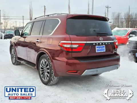 More photos of 2021 Nissan Armada Platinum Sport Utility 4D at United Auto Sales, AK