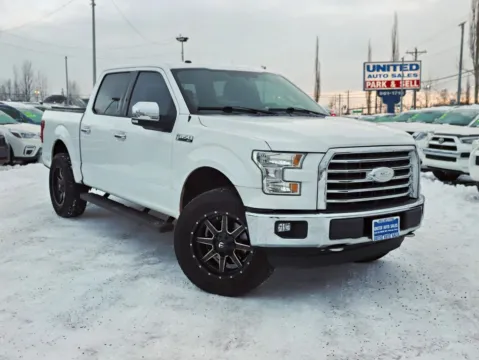 White 2016 Ford F-150 SuperCrew Cab XLT Pickup 4D 5 1/2 ft for sale in Anchorage, AK