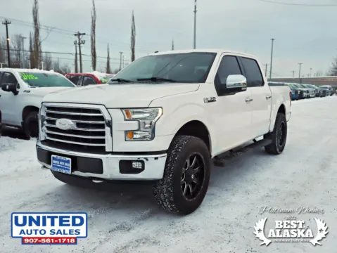 Another view of 2016 Ford F-150 SuperCrew Cab XLT Pickup 4D 5 1/2 ft for sale in Anchorage, AK at United Auto Sales