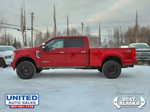 More photos of 2018 Ford F350 Super Duty Crew Cab Platinum Pickup 4D 6 3/4 ft at United Auto Sales, AK