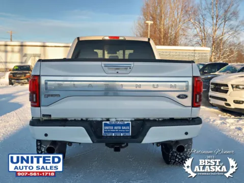 More photos of 2017 Ford F-150 SuperCrew Cab Platinum Pickup 4D 6 1/2 ft at United Auto Sales, AK