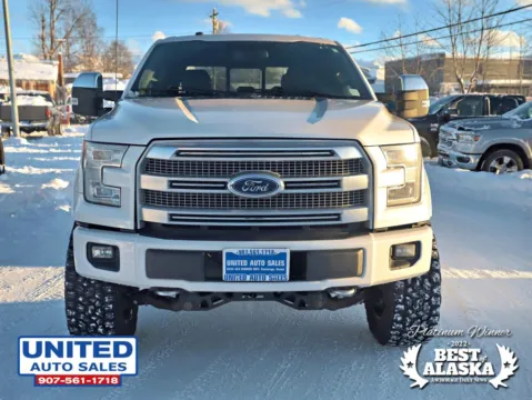 Photos of 2017 Ford F-150 SuperCrew Cab Platinum Pickup 4D 6 1/2 ft for sale in Anchorage, AK at United Auto Sales