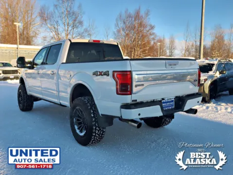 Another view of 2017 Ford F-150 SuperCrew Cab Platinum Pickup 4D 6 1/2 ft for sale in Anchorage, AK at United Auto Sales