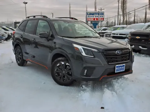 Gray 2023 Subaru Forester Sport SUV 4D for sale in Anchorage, AK