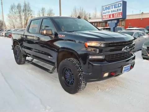 Black 2019 Chevrolet Silverado 1500 Crew Cab LT Trail Boss Pickup 4D 5 3/4 ft for sale in Anchorage, AK