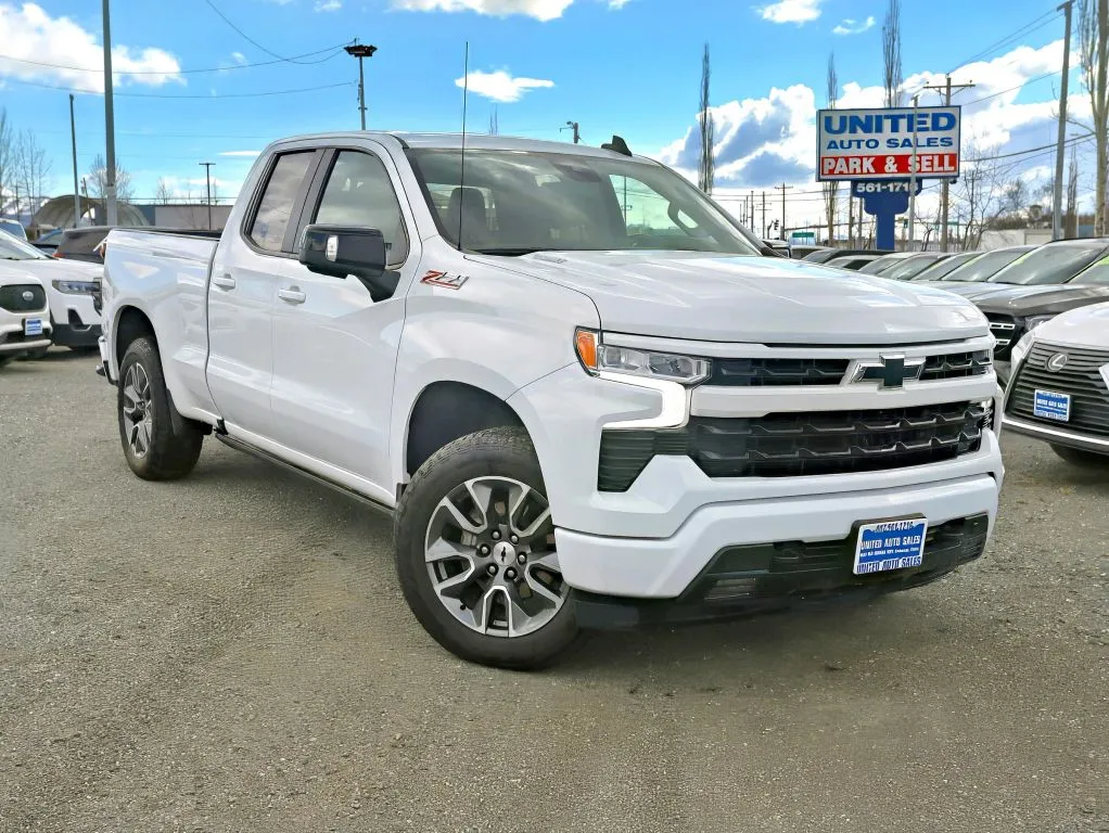 White 2022 Chevrolet Silverado 1500 Double Cab RST Pickup 4D 6 1/2 ft for sale in Anchorage, AK