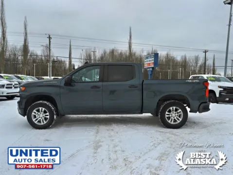 More photos of 2019 Chevrolet Silverado 1500 Crew Cab Custom Pickup 4D 5 3/4 ft at United Auto Sales, AK