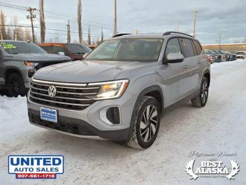 Another view of 2025 Volkswagen Atlas SE 4MOTION w/Tech Pkg Sport Utility 4D for sale in Anchorage, AK at United Auto Sales